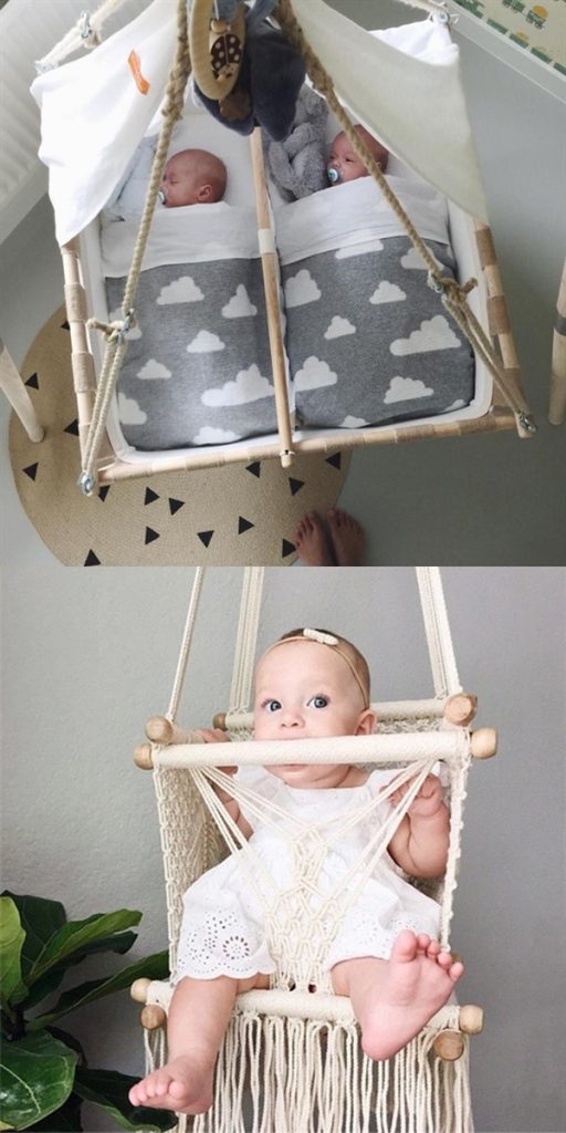Pretty Macrame Baby Hammock Swing Ideas