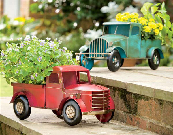 40 DIY Vintage Toy Truck Planter Ideas