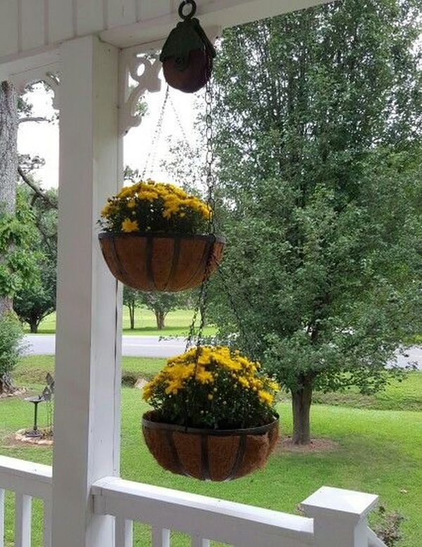 Wonderful Balcony Hanging Basket Planters Balcony Decoration & EcoFriendly Garden Ideas