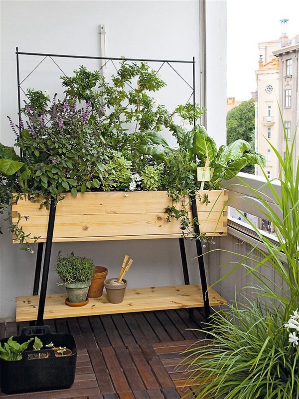 Balcony Planter Box SpaceSaving Balcony Decoration Ideas
